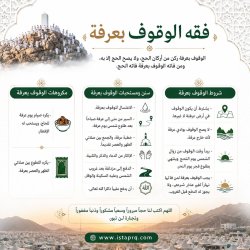 فقة الوقوف بعرفة